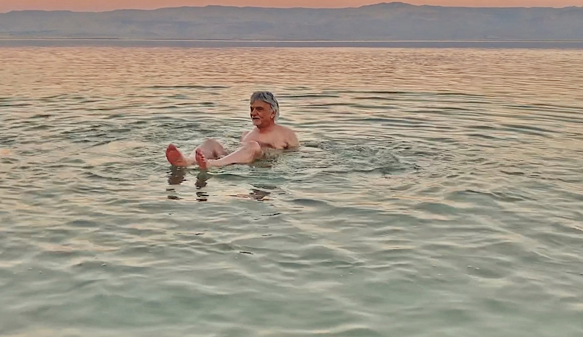 Alan Assad Floating on the Dead Sea