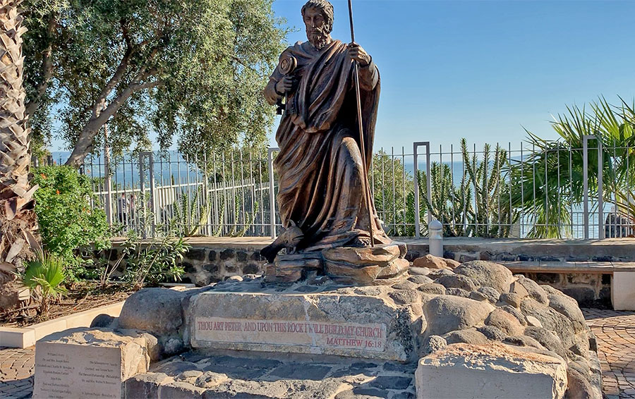 Alan Assad at the Sea of Galilee